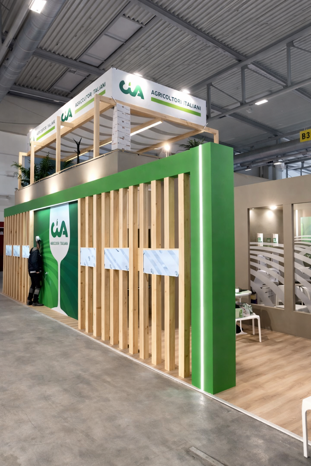 Stand personalizzato CIA a Vinitaly Fiera Verona
